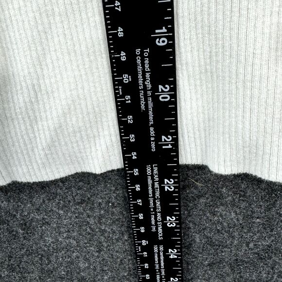 Boden Sweater Women’s 14 White Cardigan Ribbed Emboidered - Picture 5 of 7